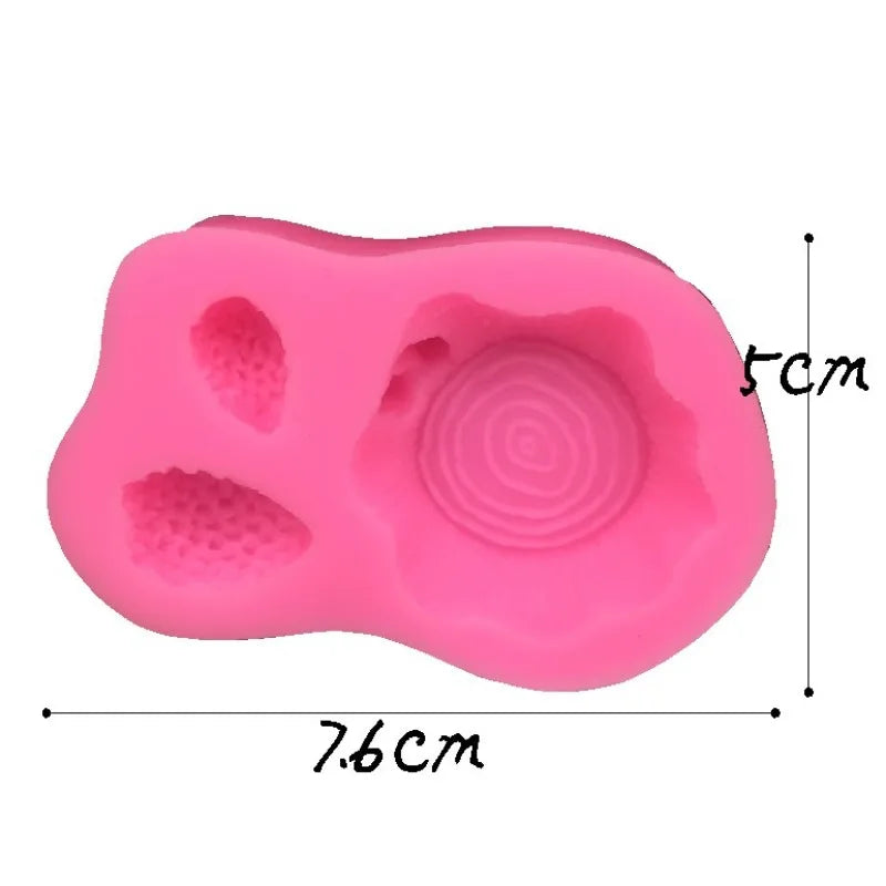 Squirrel Tree Stump Silicone Mold – Cake & Chocolate Decor Silicone Baking Mold Babs
