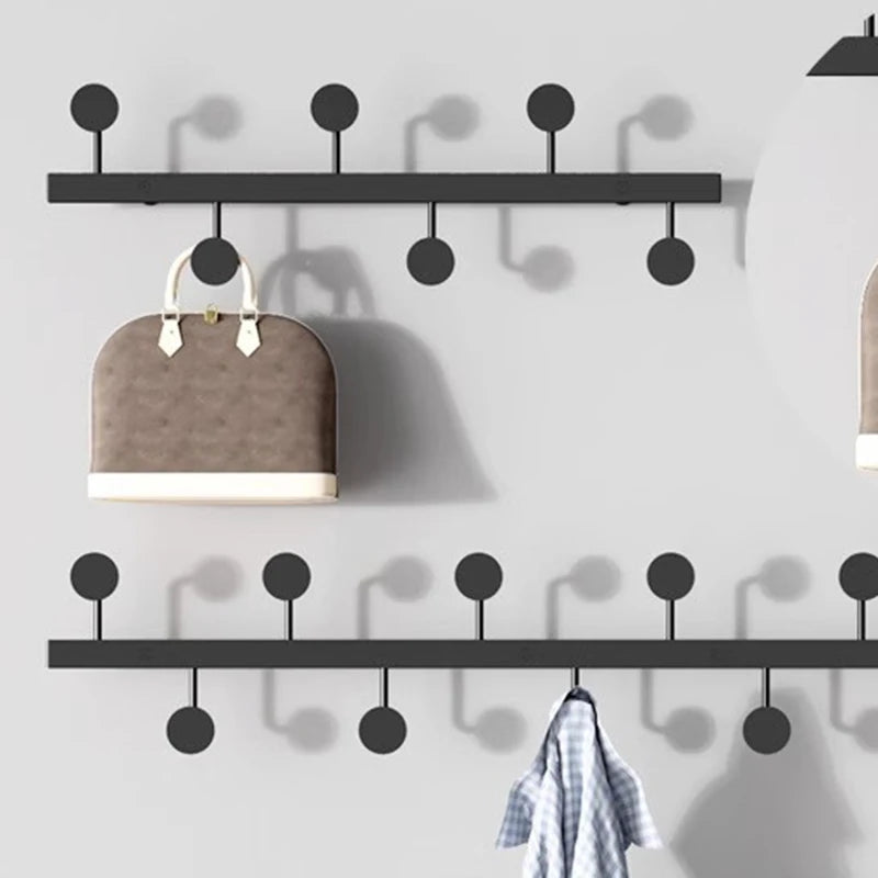 Nordic Luxury Wall Coat Rack – 6-Hook Modern Metal Hanger Wall Coat Rack Babs