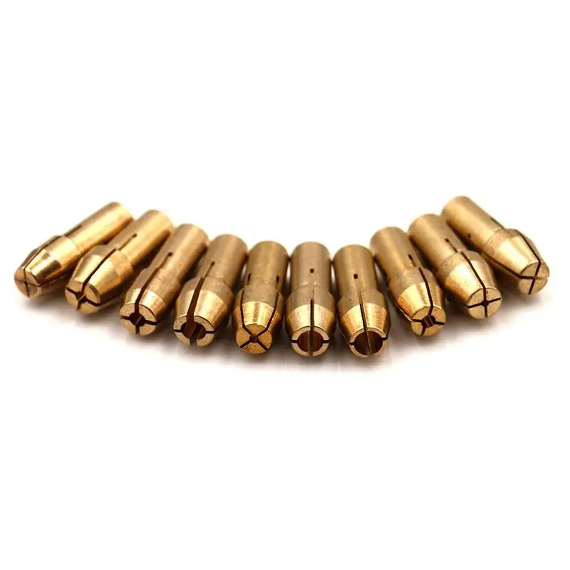 10Pcs Mini Drill Chuck Adapter 0.5–3.2mm Micro Collet Rotary Tool Drill Chuck Adapter Babs