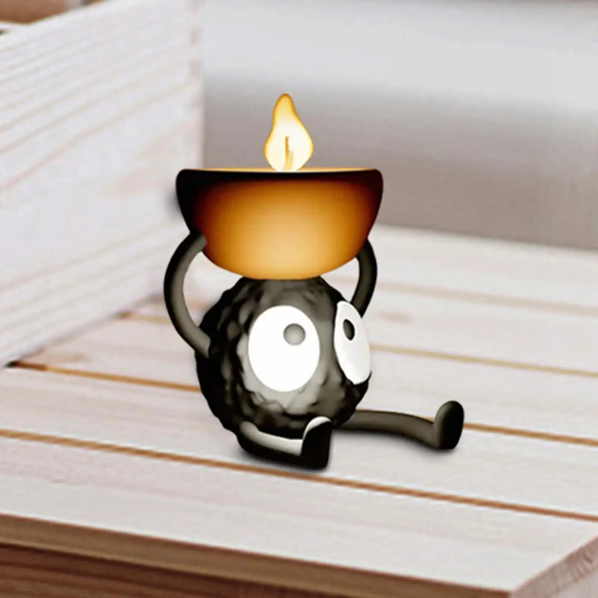 3D Printed Briquette Tea Light Candle Holder – Cute Home Decor Tea Light Holder Babs