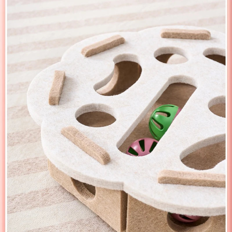Sisal Cat Scratching Post & Interactive Kitten Toy Cat Scratching Post Babs