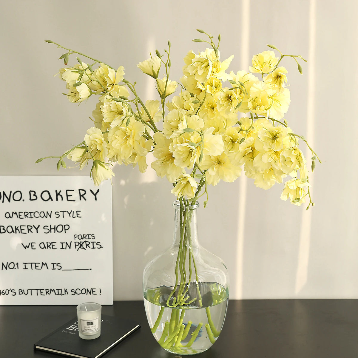 Artificial Silk Crabapple Flower Bouquet – Wedding & Home Decor Artificial Flower Bouquet Babs