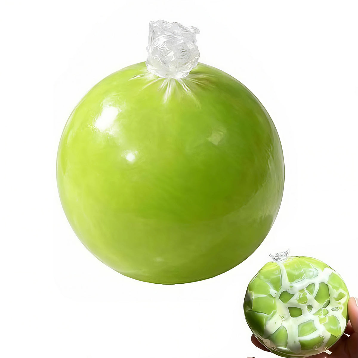 Mint Crispy Ball Sensory Fidget Squeeze Toy & Party Favor Sensory Fidget Toy Babs 1pcs 2