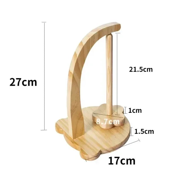 Wooden Magnetic Yarn Ball Holder – Rotating Knitting Spinner Yarn Ball Holder Babs C