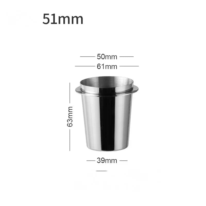 Espresso Dosing Cup 51/53/58mm – Stainless Steel Coffee Tool Espresso Dosing Cup Babs 51MM