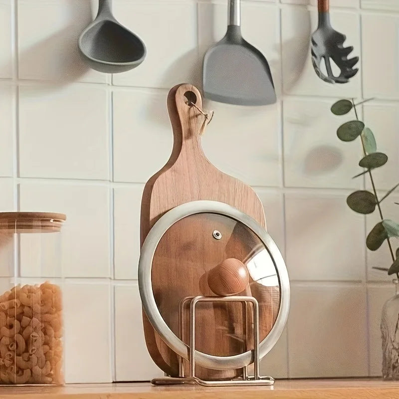 Stainless Steel Lid & Cutting Board Kitchen Organizer Rack Kitchen Organizer Rack Babs