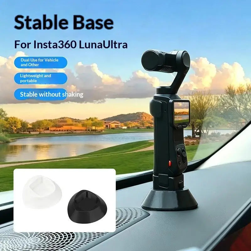 Insta360 Luna Ultra Camera Base Stand – Car & Desktop Mount Camera Base Stand Babs