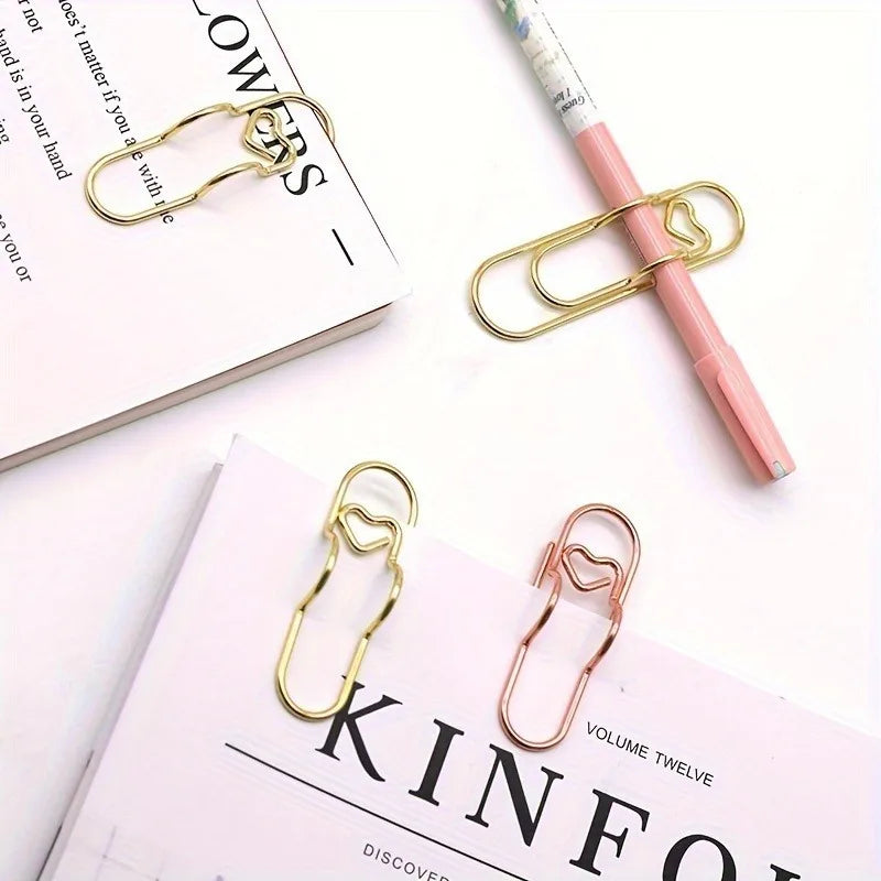 Love Metal Pen Clip – Mixed Color Journal & Diary Accessories Metal Pen Clip Babs