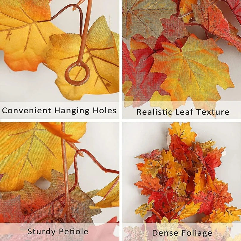 Artificial Autumn Flower Vine Garland – Wedding & Home Décor Artificial Flower Garland Babs