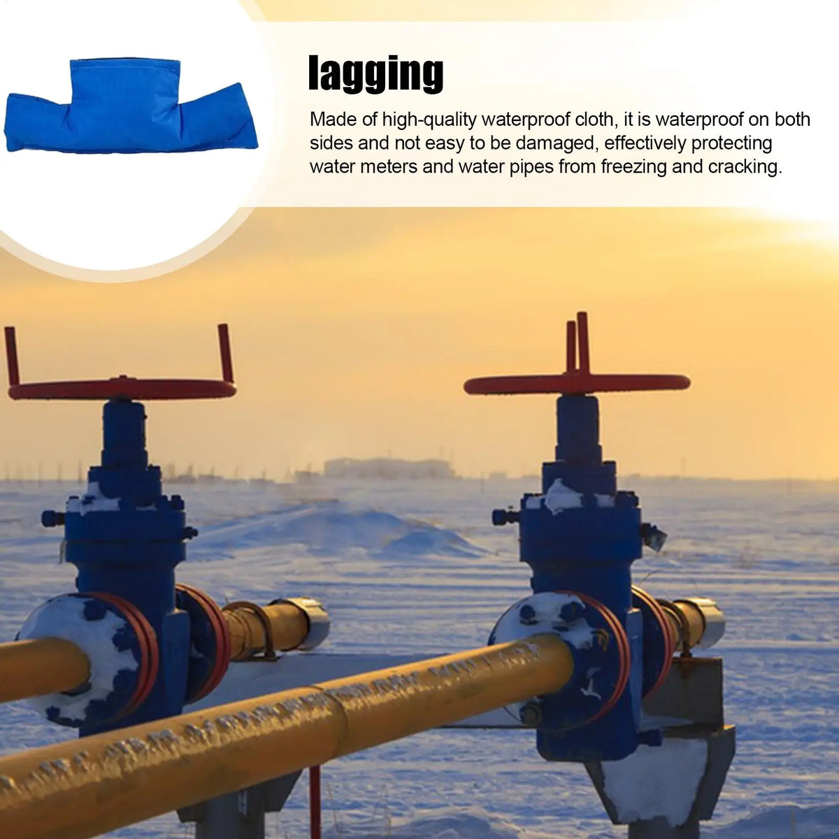 Water Meter Insulation Cover – Outdoor Winter Pipe Freeze Guard Pipe Insulation Cover Babs
