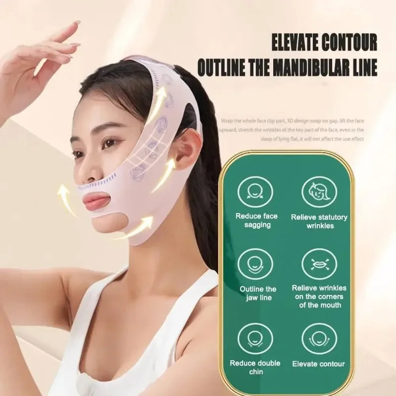 Adjustable Face Lifting Mask – V-Line & Jawline Shaping Tool Facial Shaping Mask Babs