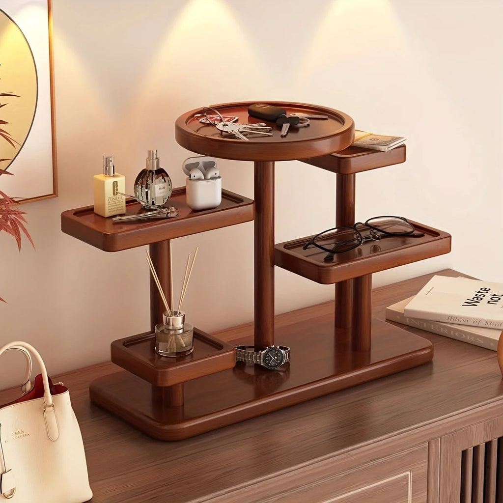 Wooden Display Riser Stand – Perfume, Figures & Doll Shelf Display Riser Shelf Babs