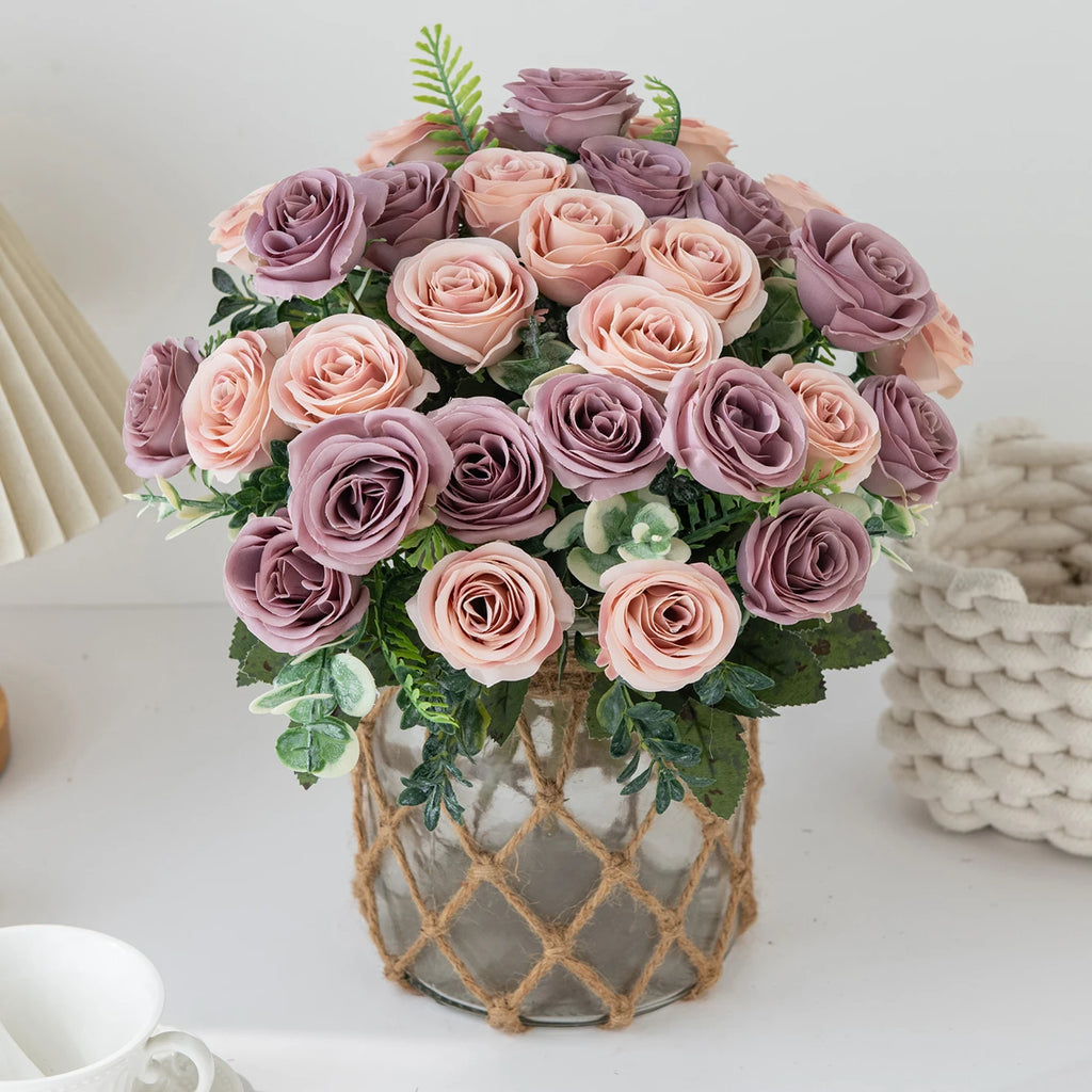 Silk Rose Artificial Flowers for Wedding & Home Décor Artificial Silk Flowers Babs
