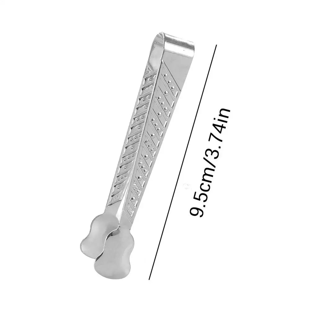 Stainless Steel Incense Tongs – Non-Slip Multifunction Clamp Incense Tongs Babs Silver