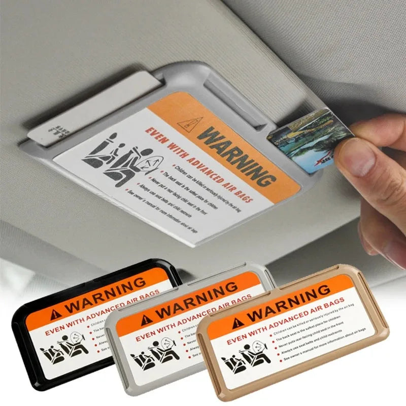 Car Sun Visor Card Clip Organizer & Parking Card Holder Car Visor Organizer Babs