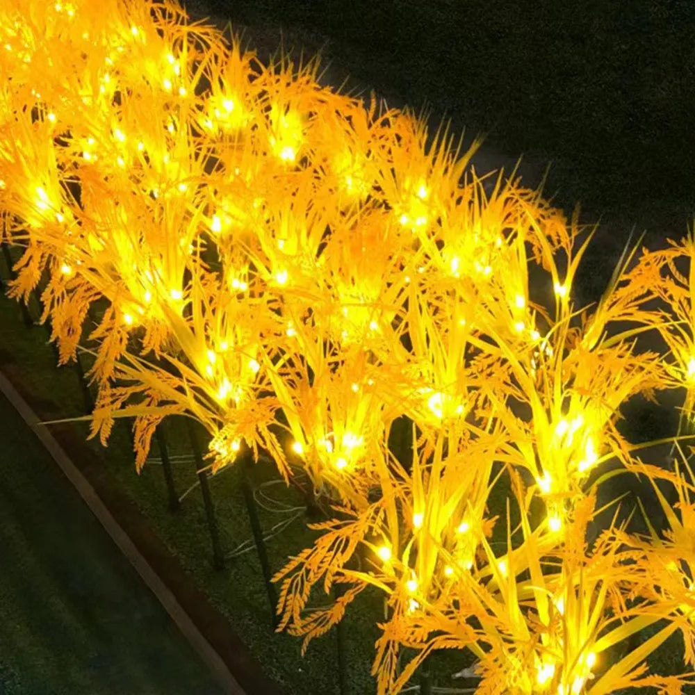 7-Head Solar Wheat Ear Ground Light | Garden Lawn Decor Solar Garden Light Babs