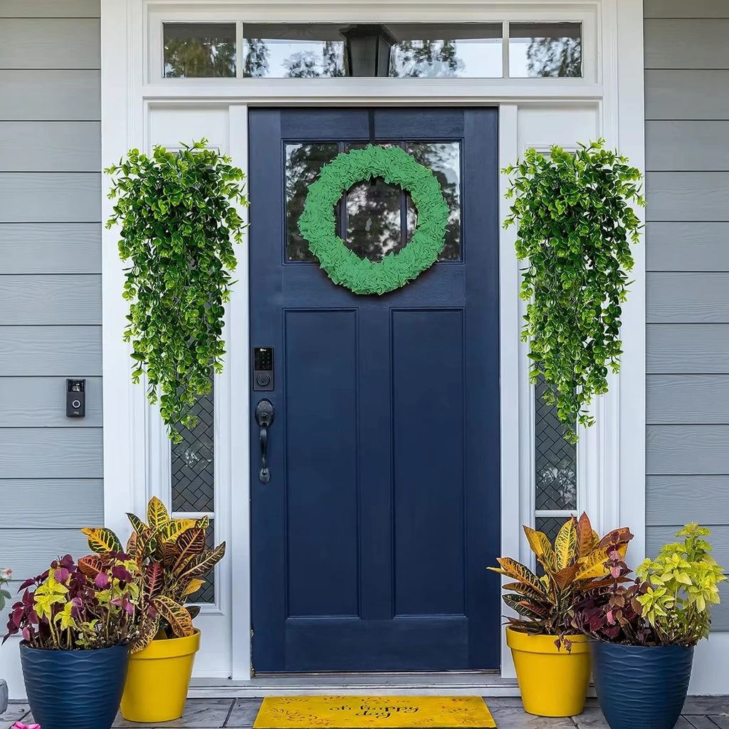 2-Pack Artificial Ivy Garland UV Resistant Hanging Vine Décor Artificial Ivy Garland Babs