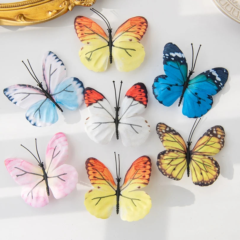 3D Silk Artificial Butterflies for Wedding & Home Décor Artificial Butterfly Décor Babs