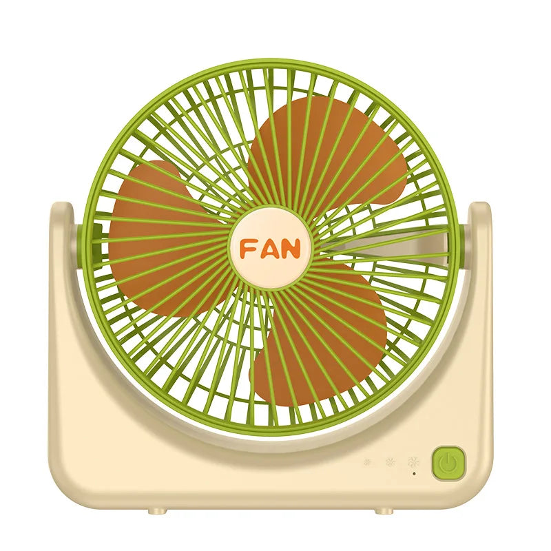 Portable USB Rechargeable Desktop Fan – 3-Speed U-Shape Mini Portable Desktop Fan Babs