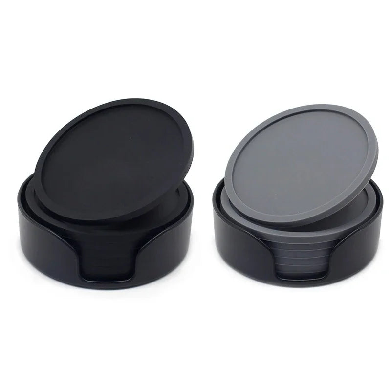 6-Piece Silicone Coasters for Drinks & Desserts – 10cm Set Silicone Coaster Set Babs