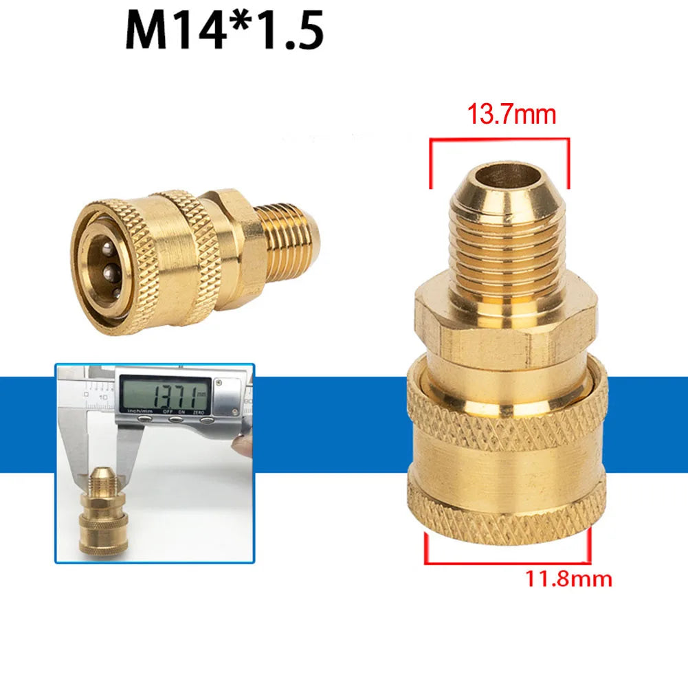 1/4" Quick Release Pressure Washer Connector Coupler Fitting Hose Coupler Fitting Babs 5