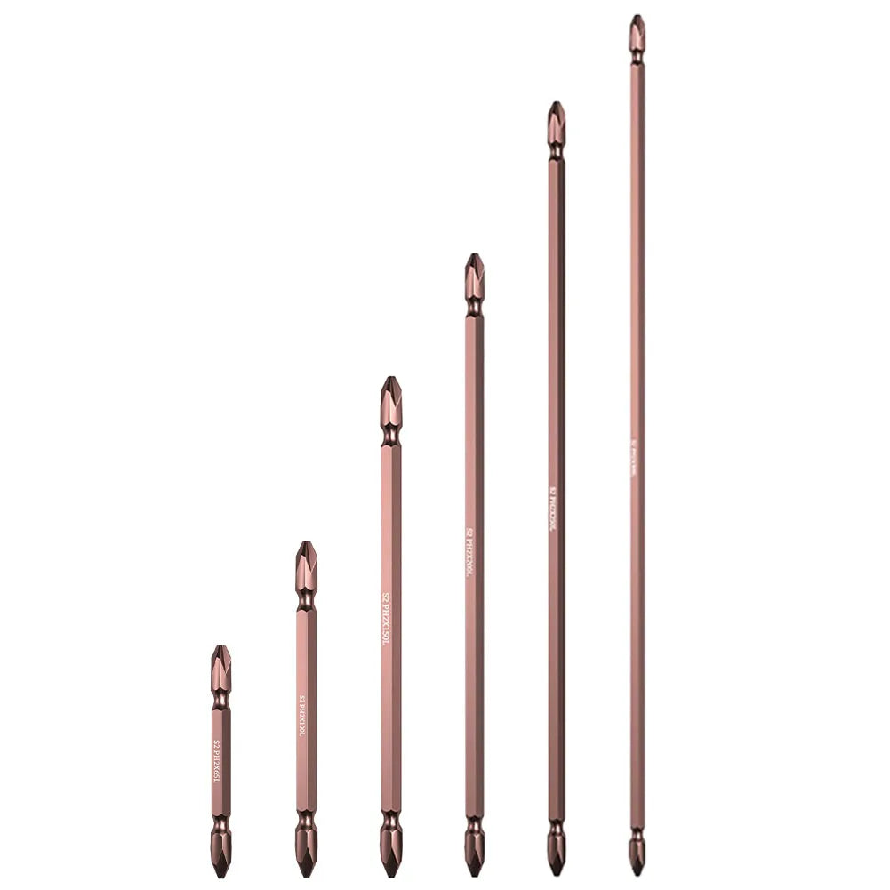 PH2 Magnetic Screwdriver Bits 1/4" Hex Shank 65–300mm | 1 or 10pk Screwdriver Bits Babs 65mm