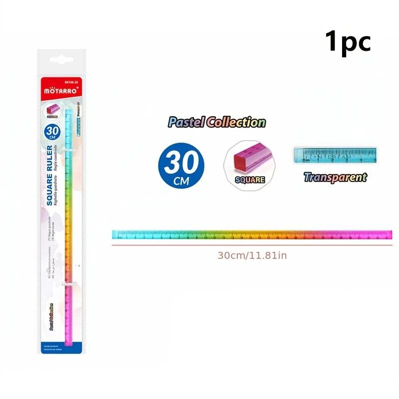 Acrylic Clear 30cm Transparent Gradient Ruler – Measuring Tool Acrylic Measuring Ruler Babs