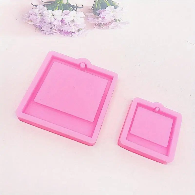 4PCS Silicone Resin Mold Set – Jewelry, Keychain & Pendant DIY Silicone Resin Mold Babs