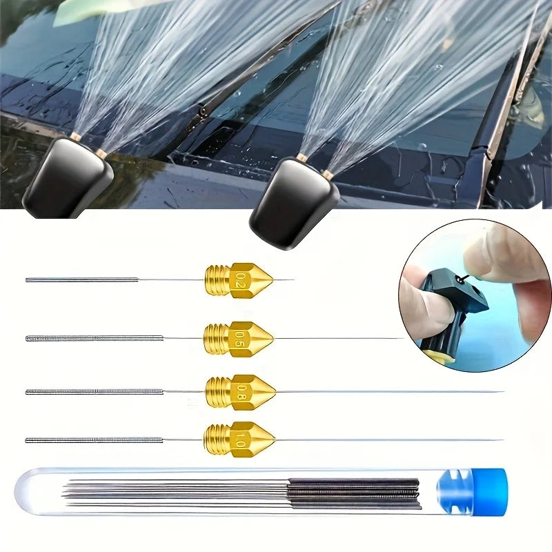 10-Piece Cleaning Nozzle Tool Set – Needle Brushes & Picks Nozzle Cleaning Kit Babs