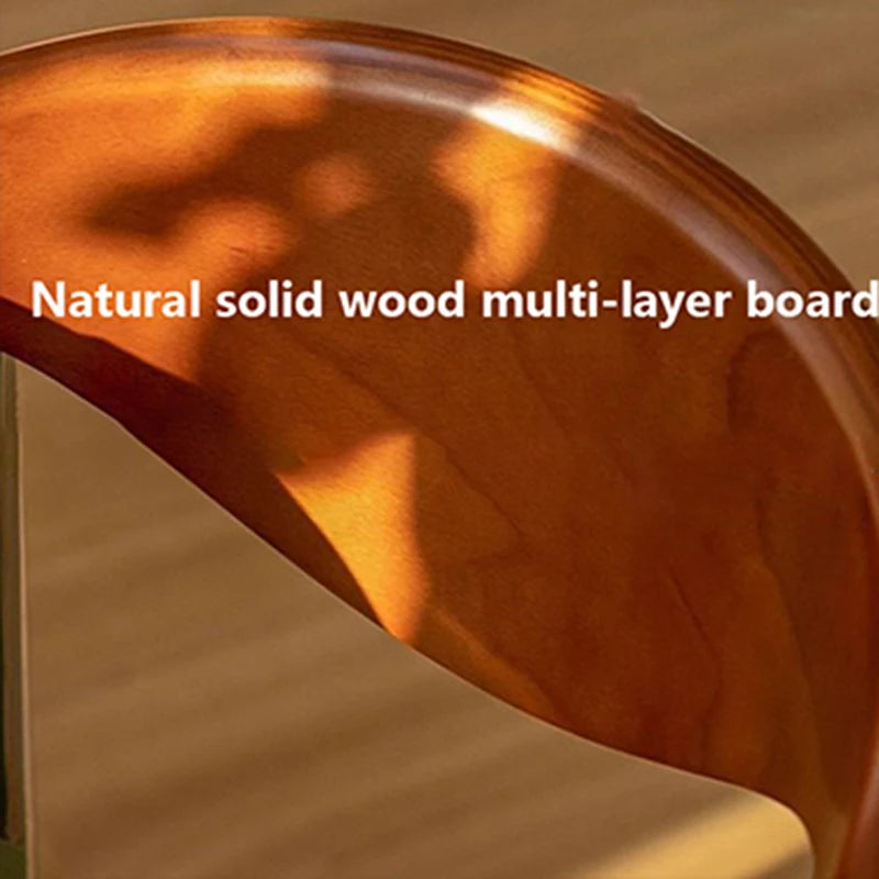 Nordic Minimalist Dining Chair | Microfiber Leather & Steel Dining Chair Babs