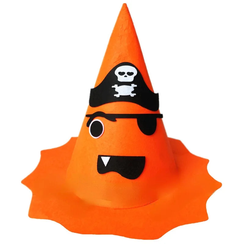 Halloween Pumpkin Hat | Kids & Adults Costume Prop – Orange Halloween Costume Hat Babs 2a One size