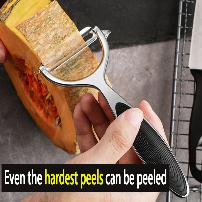 Stainless Steel Vegetable & Fruit Peeler – Non-Slip Handle Vegetable Peeler Babs