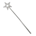 10pcs Star Magic Wands 13" Fairy Princess Gold Silver Party Set Costume Wand Set Babs silvery