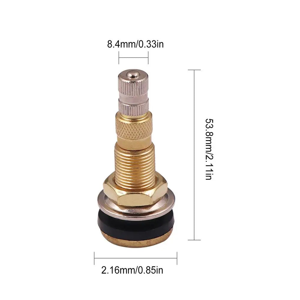 TR618A Brass Tubeless Valve Stems — Tractor & Industrial Tires Tire Valve Stem Babs 1pcs