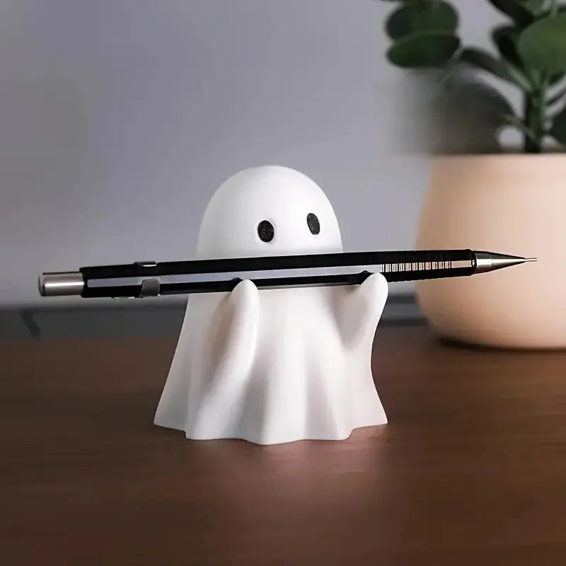 Cute Resin Pen Holder – Smiling Face Desktop Organizer Desktop Pen Holder Babs