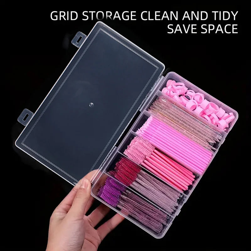 6-Compartment Transparent Jewelry & Cosmetics Organizer Jewelry Organizer Box Babs