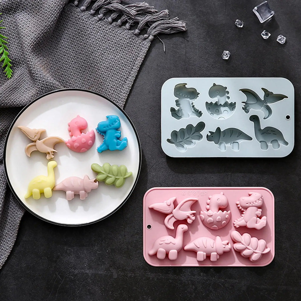 3D Dinosaur Silicone Mold – Cake, Chocolate & Candy DIY Silicone Baking Mold Babs