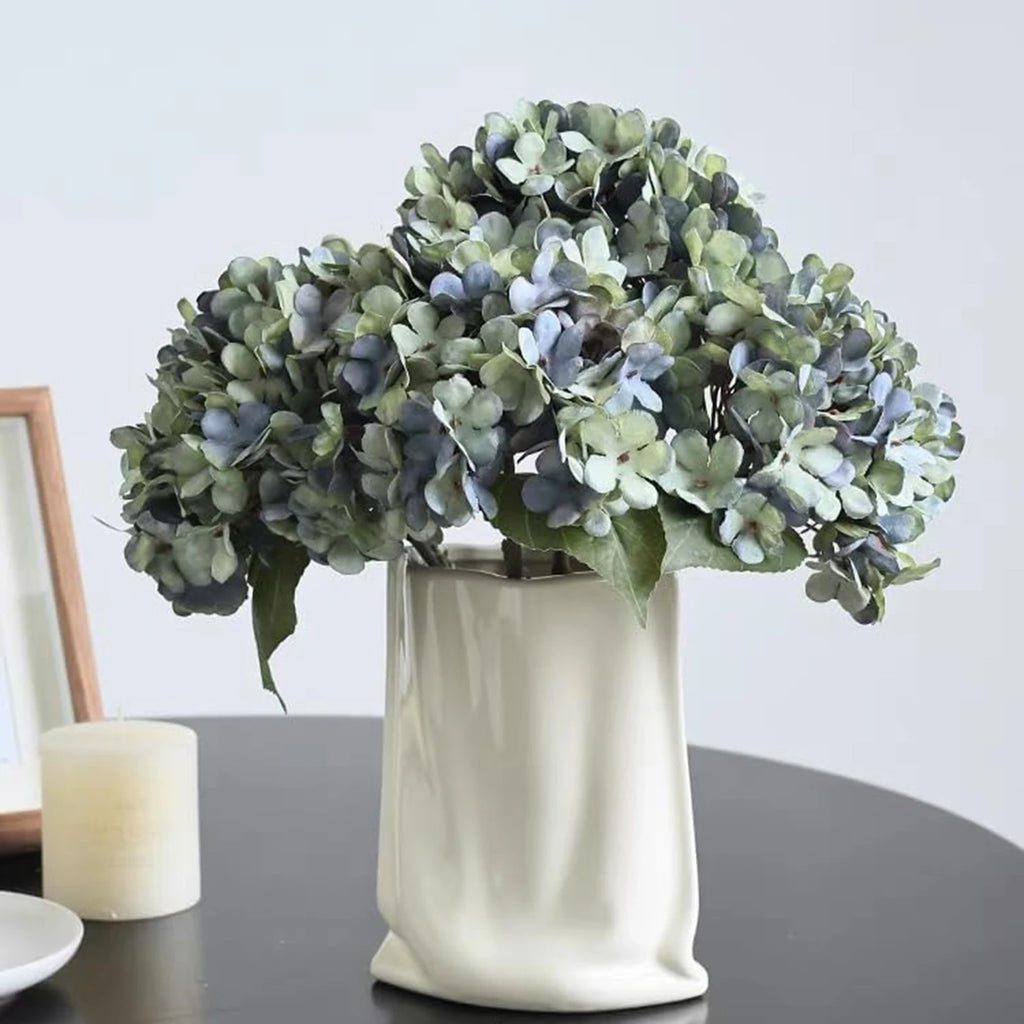 Artificial Silk Hydrangea Flower Branch – Wedding & Home Décor Artificial Flower Branch Babs