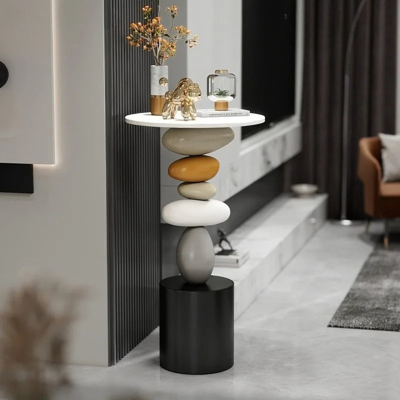 Modern Round Side Table | Minimalist Living Room & Bedroom Modern Side Table Babs