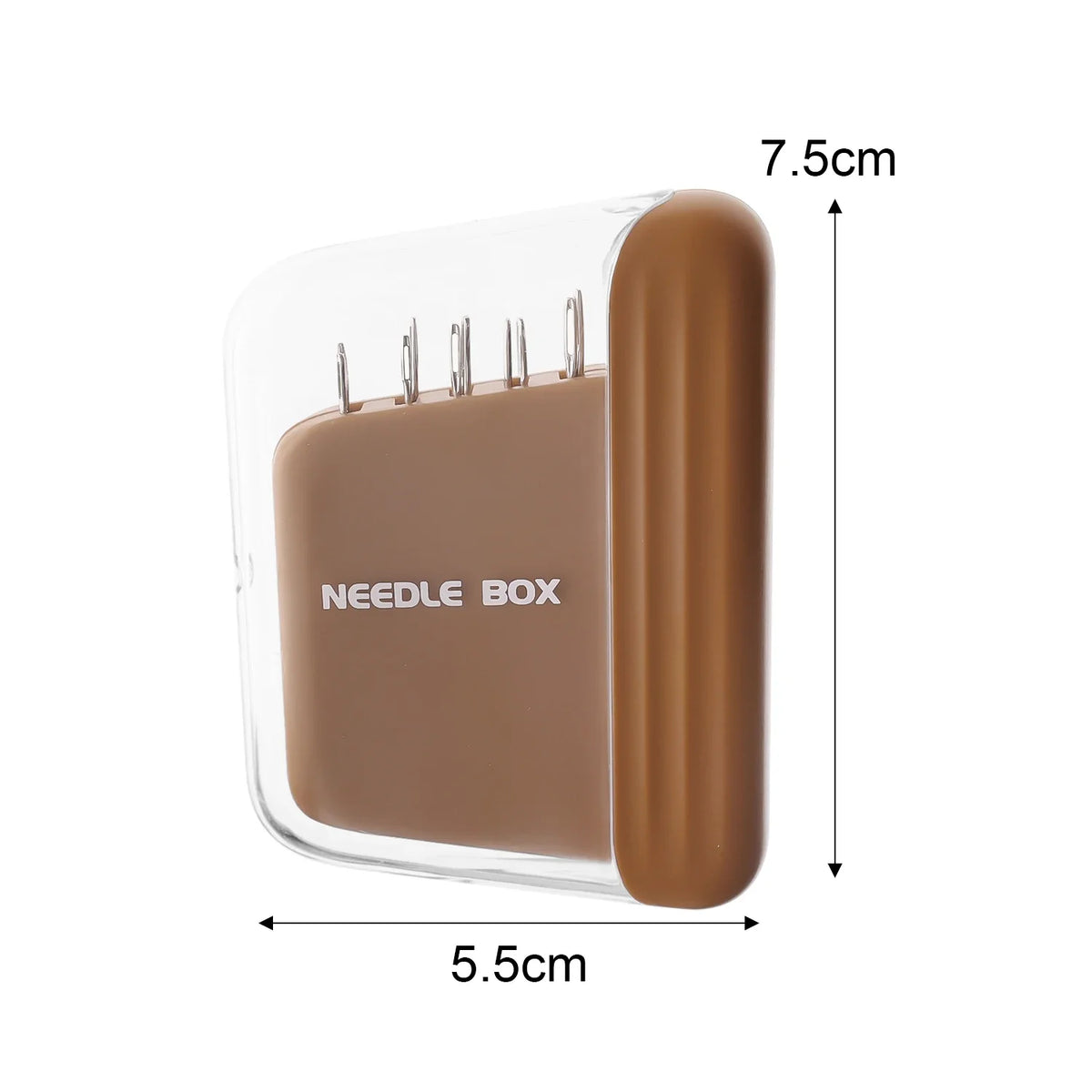 Magnetic Sewing Needle Box – 5-Size Embroidery Storage Case Needle Storage Case Babs Khaki