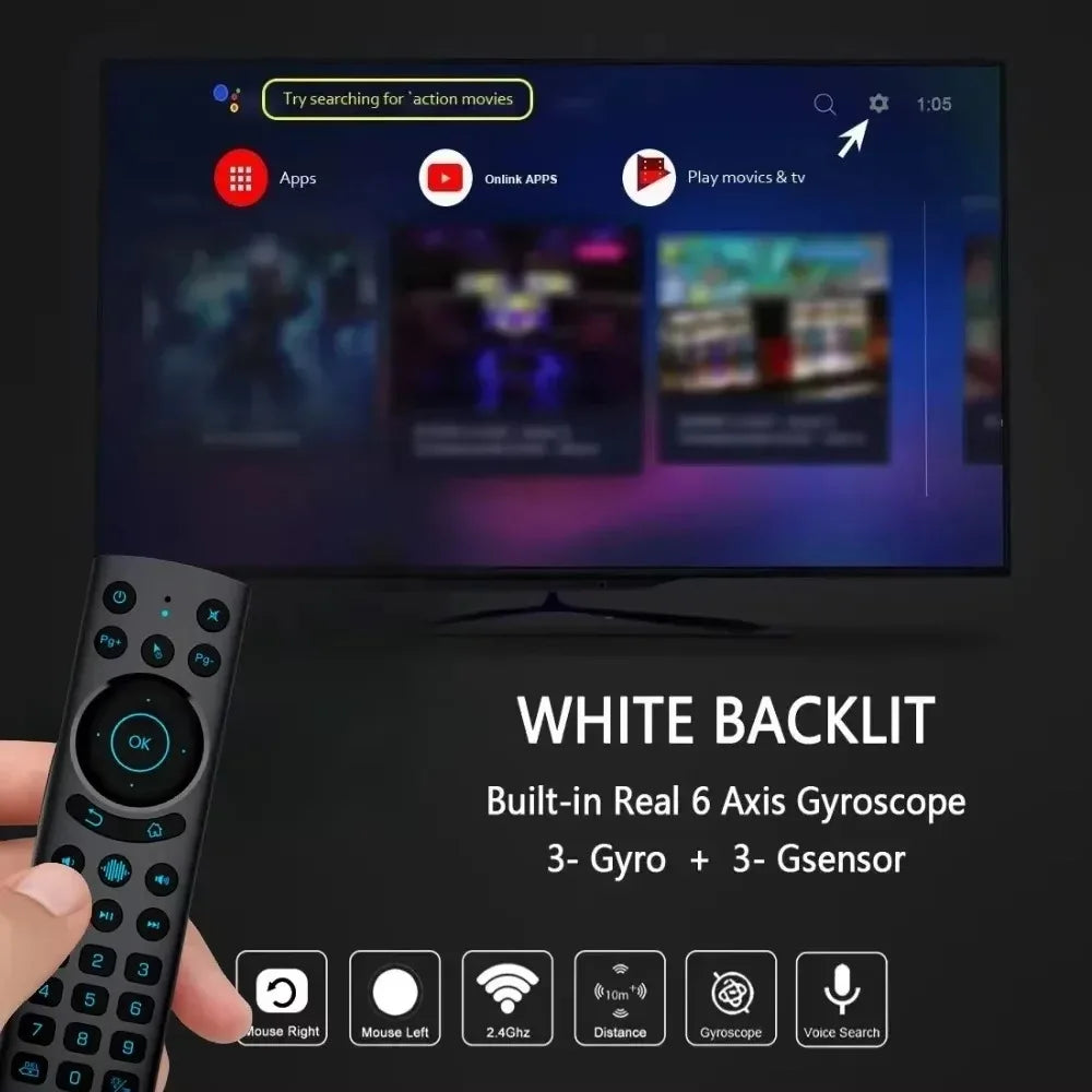 KEBIDUMEI G20S Pro Air Mouse Wireless Smart Remote with Voice Wireless Air Mouse Remote Babs