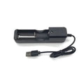 Alasicka 1-Slot USB Lithium Battery Charger – 18650 & More Battery Charger Babs black China Mainland