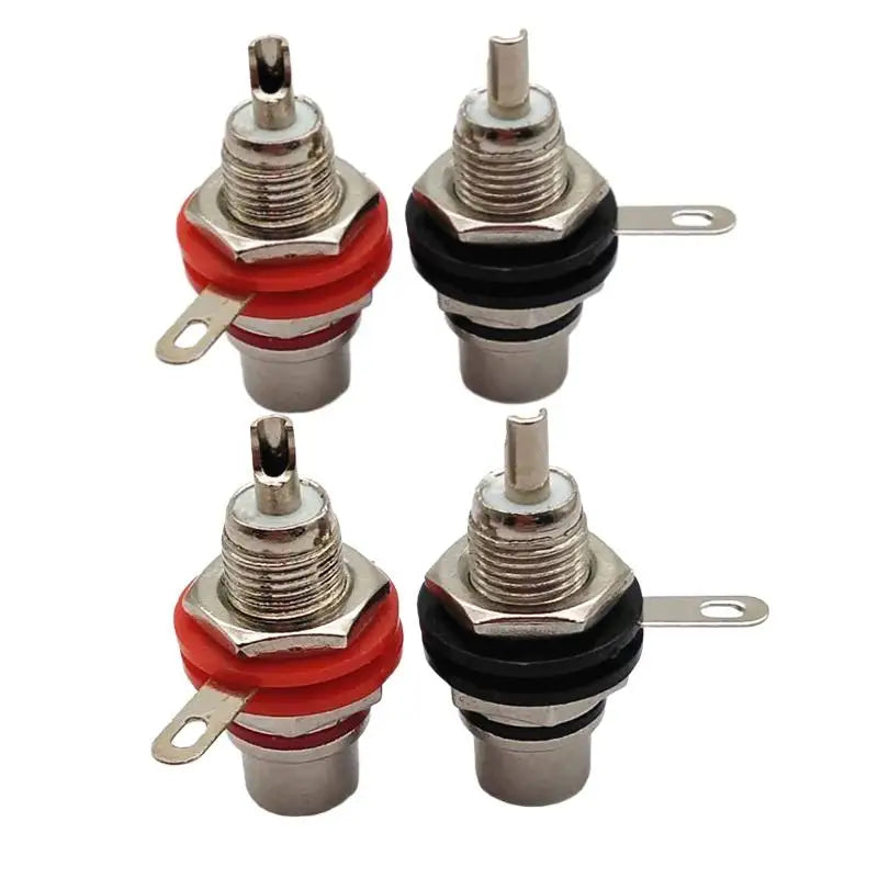 3.5mm Nickel Plated Lotus Connector Female Socket 4/10Pcs Audio Connector Babs A 4pcs