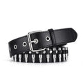 Punk Pyramid Rivet Belt – Unisex Y2K PU Leather Jeans Belt Punk Rivet Belt Babs B