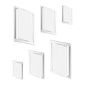 ABS Hinged Access Hatch – Wall Inspection Panel | White Access Hatch Panel Babs 300x300mm