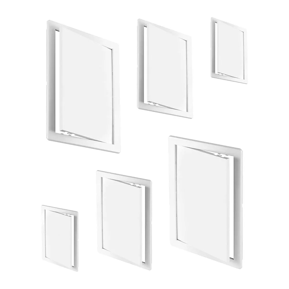 ABS Hinged Access Hatch – Wall Inspection Panel | White Access Hatch Panel Babs 300x300mm