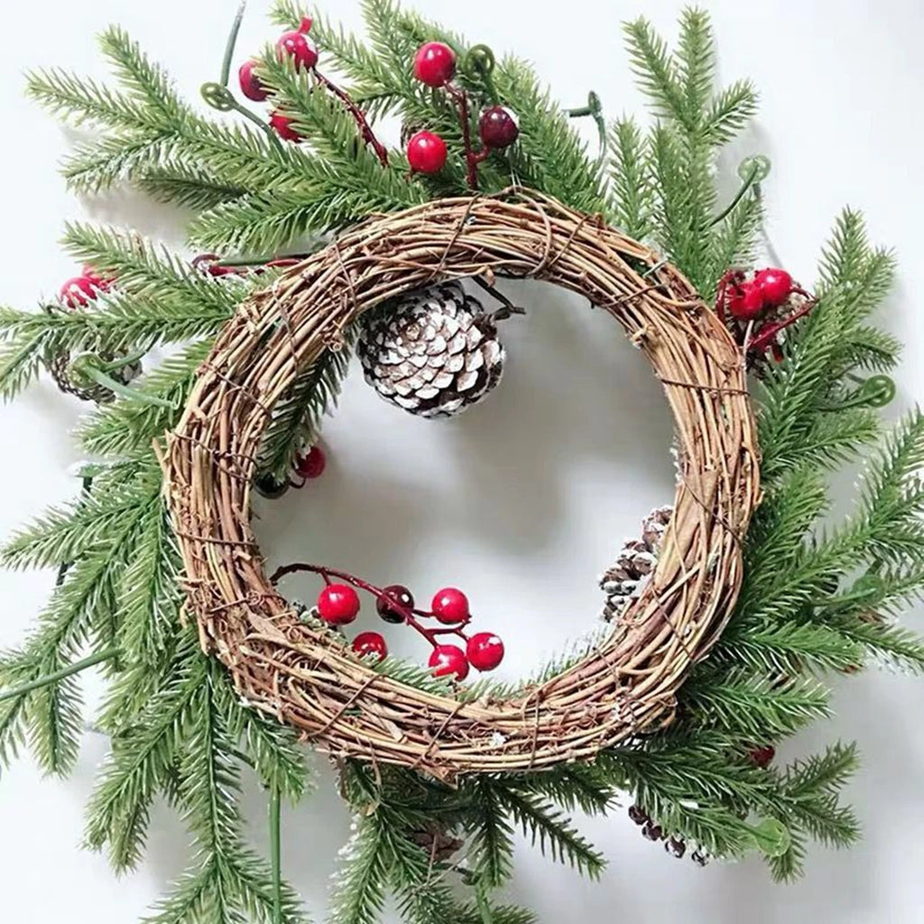 Autumn Rattan Wreaths 5/10 Pcs – Halloween & Wedding Decor Decorative Wreath Frames Babs