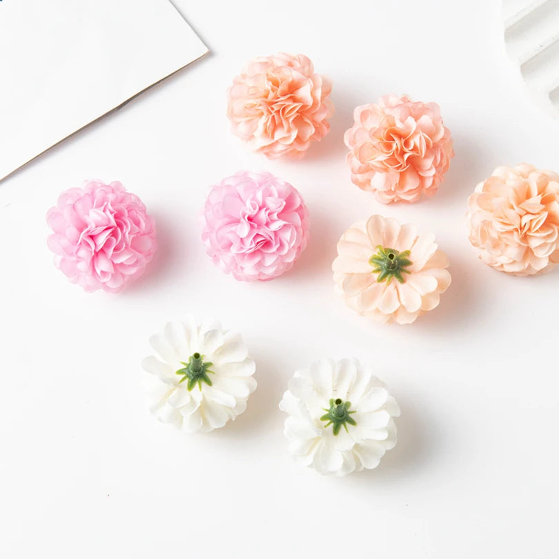 Silk Carnation Artificial Flowers – Wedding & Home Decor 10/50pc Artificial Silk Flowers Babs