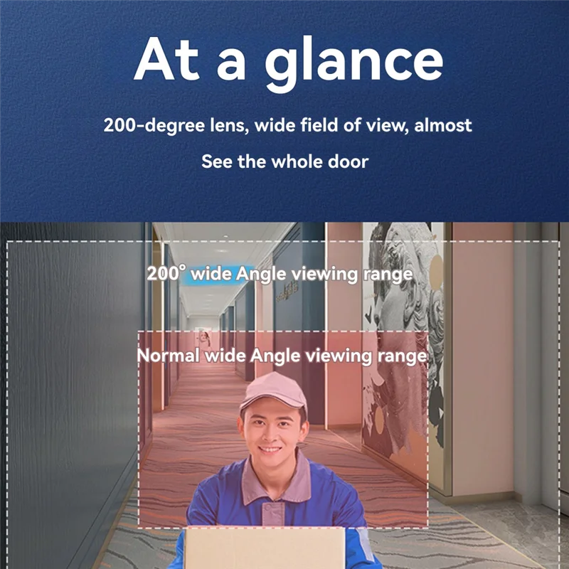 WiFi Video Doorbell 2MP Camera, PIR Motion & Night Vision WiFi Video Doorbell Babs As Shown