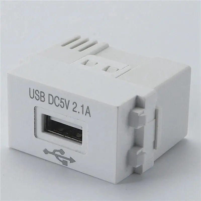 3-Pack USB Wall Socket Module 220V 5V 2.1A Charging Power Adapter USB Wall Socket Module Babs
